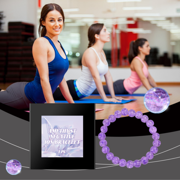 Immersive Health Preservation! Purple Rabbit Hair Crystal Bracelet, Improves Circulation and Revitalizes the Body and Mind - Image 3