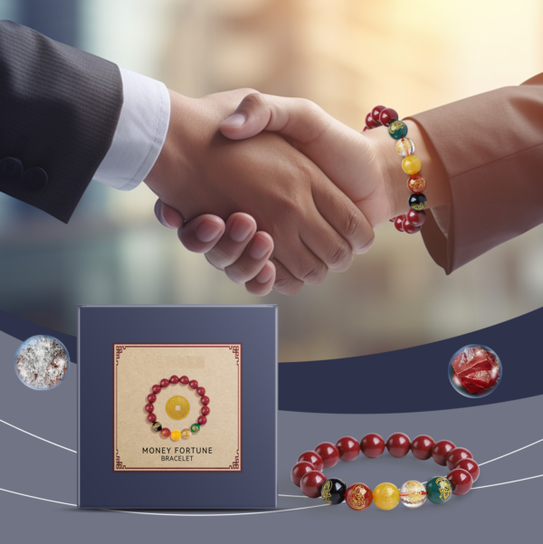 Get this purple sand bracelet and the red jasper glass will bring you good luck and health, achieving a double harvest. - Image 5