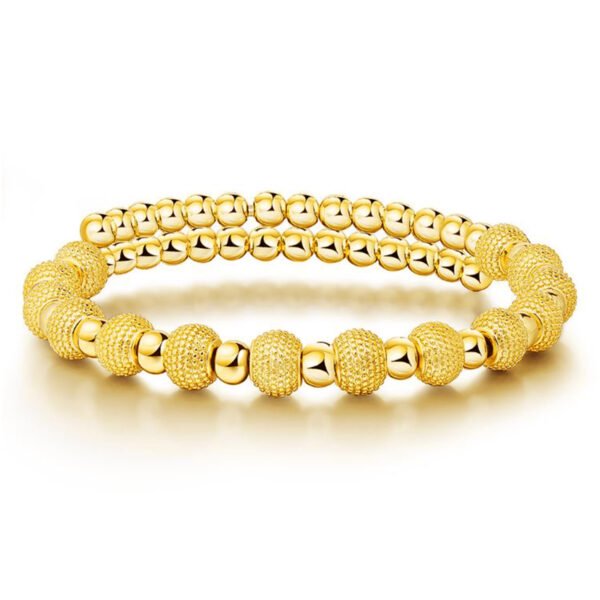 18k Gold Plated Beans Cuff Bangle gold jewelry for women