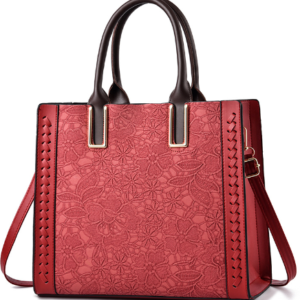 Simple and Elegant Shoulder Bag, Crossbody Option with Exquisite Pattern