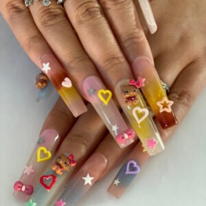 Hello Kitty Nails: Sweet Critical Hit Armor Style