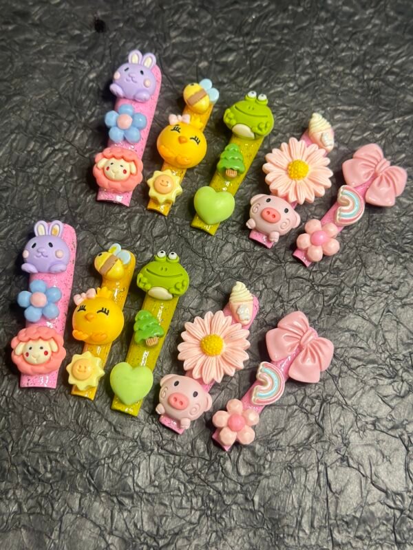 Childlike Curiosity Nails: Cute Handmade Accessories for Playful Vibes - Image 2