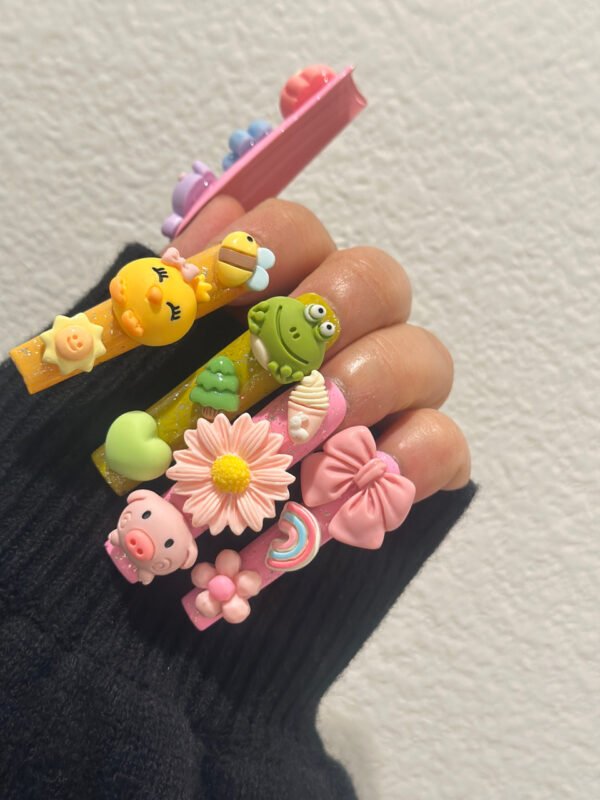 Childlike Curiosity Nails: Cute Handmade Accessories for Playful Vibes - Image 7