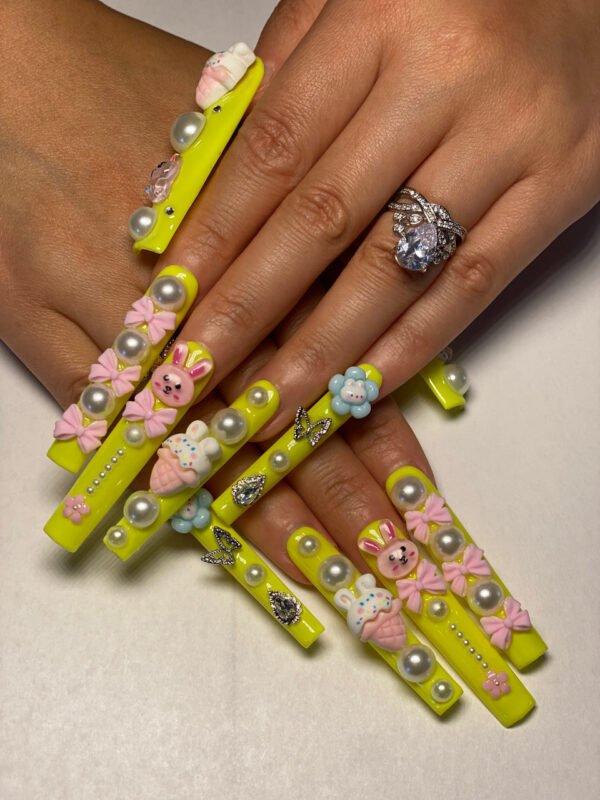 Adorable Girly Nail Stickers: Unleash Charming Girlish Vibes - Image 7