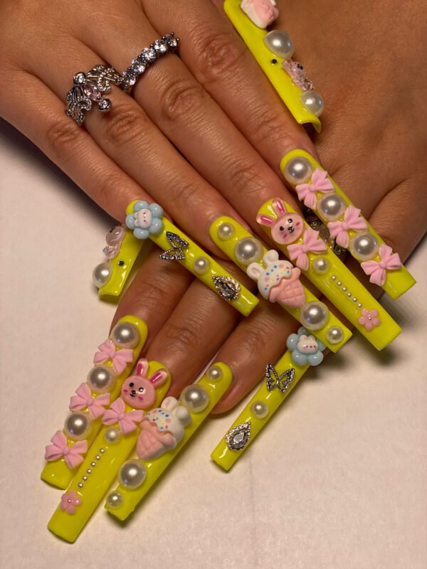 Adorable Girly Nail Stickers: Unleash Charming Girlish Vibes - Image 5