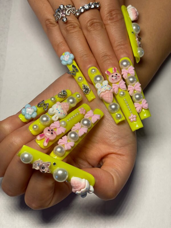 Adorable Girly Nail Stickers: Unleash Charming Girlish Vibes - Image 6