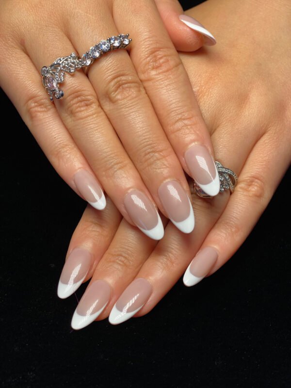 Nude French Tip Press - on Nails | Trendy Wearable Nails for 2025