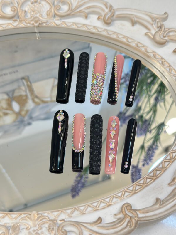 Glam Rhinestone - Accent Nails Set - Image 4