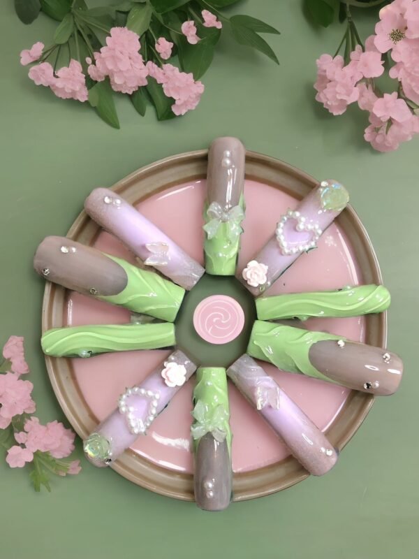 Pastel 3D Floral Nails for Summer🌸 - Image 2