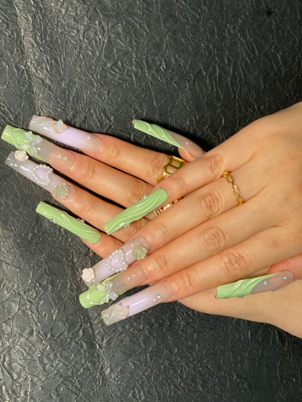 Pastel 3D Floral Nails for Summer🌸 - Image 9