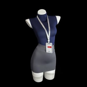 Sexy Uniform Secretary Stewardess Bodycon  Lingerie Set