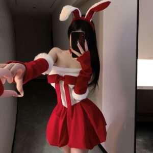 Festive Christmas Lingerie Bunny